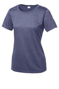 LST360 - Sport-Tek Ladies Heather Contender Scoop Neck Tee