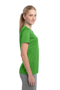 LST360 - Sport-Tek Ladies Heather Contender Scoop Neck Tee