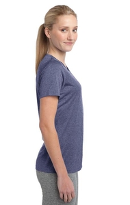 LST360 - Sport-Tek Ladies Heather Contender Scoop Neck Tee