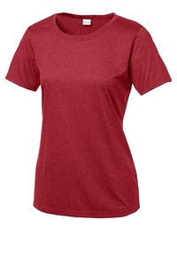 LST360 - Sport-Tek Ladies Heather Contender Scoop Neck Tee