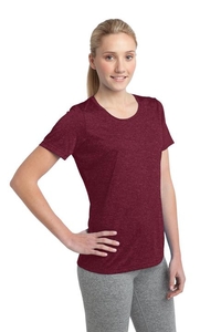 LST360 - Sport-Tek Ladies Heather Contender Scoop Neck Tee