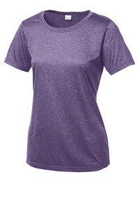 LST360 - Sport-Tek Ladies Heather Contender Scoop Neck Tee