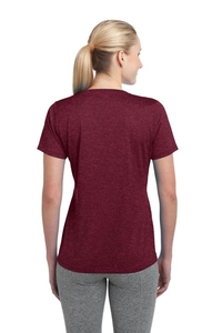 LST360 - Sport-Tek Ladies Heather Contender Scoop Neck Tee