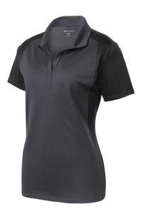 LST652 - Sport-Tek Ladies Colorblock Micropique Sport-Wick Polo