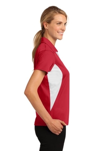 LST655 - Sport-Tek Ladies Side Blocked Micropique Sport-Wick Polo