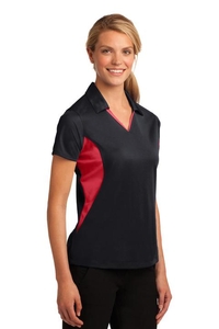 LST655 - Sport-Tek Ladies Side Blocked Micropique Sport-Wick Polo