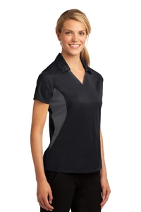 LST655 - Sport-Tek Ladies Side Blocked Micropique Sport-Wick Polo