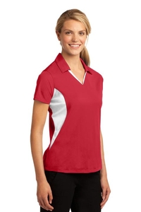 LST655 - Sport-Tek Ladies Side Blocked Micropique Sport-Wick Polo