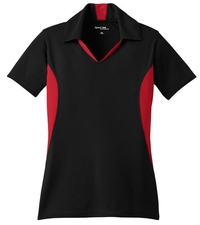 LST655 - Sport-Tek Ladies Side Blocked Micropique Sport-Wick Polo