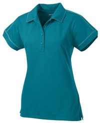 LST659 - Sport-Tek Ladies Contrast Stitch Micropique Sport-Wick Polo