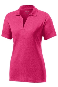 LST660 - Sport-Tek Ladies Heather Contender Polo