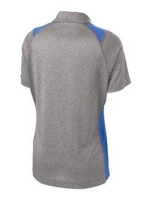 LST665 - Sport-Tek Ladies Heather Colorblock Contender Polo