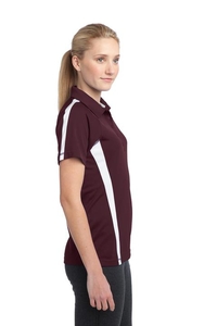 LST685 - Sport-Tek Ladies PosiCharge Micro-Mesh Colorblock Polo