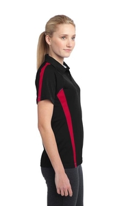LST685 - Sport-Tek Ladies PosiCharge Micro-Mesh Colorblock Polo