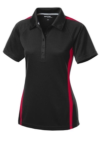 LST685 - Sport-Tek Ladies PosiCharge Micro-Mesh Colorblock Polo