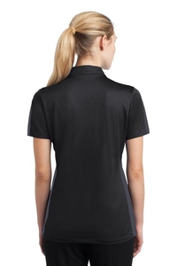 LST695 - Sport-Tek Ladies PosiCharge Active Textured Colorblock Polo