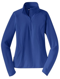 LST850 - Sport-Tek Ladies Sport-Wick Stretch 1/2-Zip Pullover