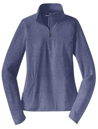 LST850 - Sport-Tek Ladies Sport-Wick Stretch 1/2-Zip Pullover