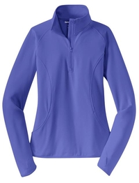 LST850 - Sport-Tek Ladies Sport-Wick Stretch 1/2-Zip Pullover