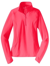 LST850 - Sport-Tek Ladies Sport-Wick Stretch 1/2-Zip Pullover