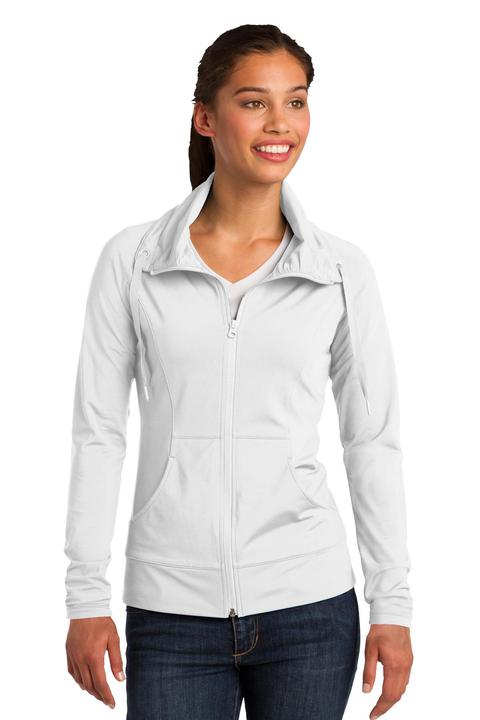 LST852 - Sport-Tek Ladies Sport-Wick Stretch Full-Zip Jacket