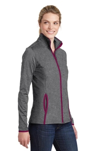 LST853 - Sport-Tek Ladies Sport-Wick Stretch Contrast Full-Zip Jacket. LST853
