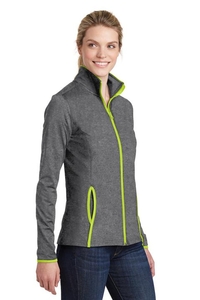 LST853 - Sport-Tek Ladies Sport-Wick Stretch Contrast Full-Zip Jacket. LST853