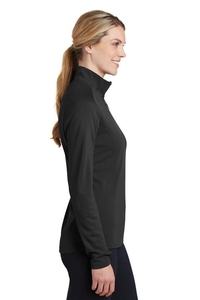 LST860 - Sport-Tek Ladies Sport-Wick Textured 1/4-Zip Pullover.  LST860