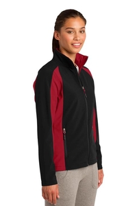 LST970 - Sport-Tek Ladies Colorblock Soft Shell Jacket