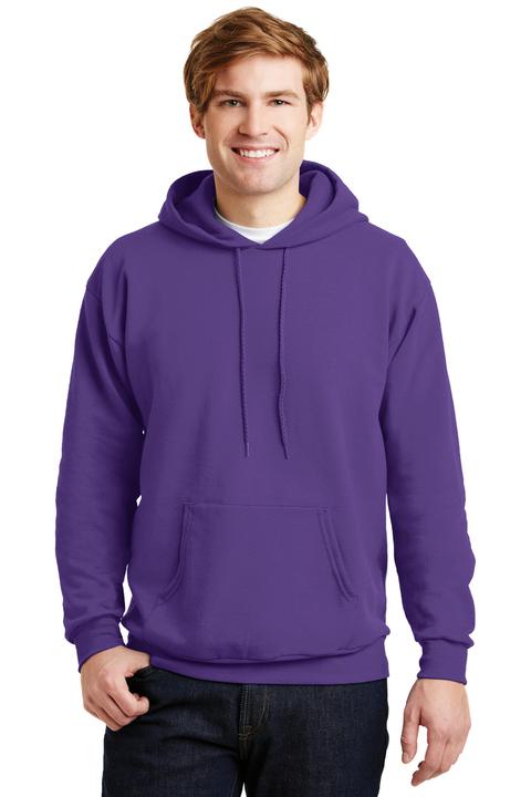 P170 - Hanes EcoSmart  - Pullover Hooded Sweatshirt.  P170