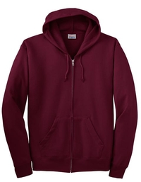 P180 - Hanes - EcoSmart Full-Zip Hooded Sweatshirt
