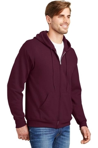 P180 - Hanes - EcoSmart Full-Zip Hooded Sweatshirt