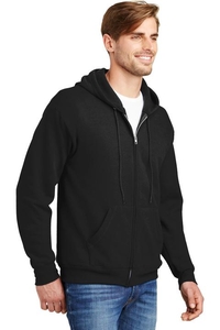 P180 - Hanes - EcoSmart Full-Zip Hooded Sweatshirt