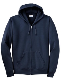 P180 - Hanes - EcoSmart Full-Zip Hooded Sweatshirt
