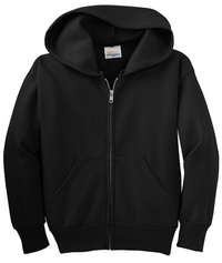 P480 - Hanes - Youth EcoSmart Full-Zip Hooded Sweatshirt