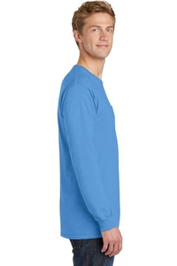 PC099LSP - Port & Company Pigment Dyed Long Sleeve Pocket Tee