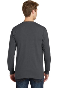 PC099LSP - Port & Company Pigment Dyed Long Sleeve Pocket Tee