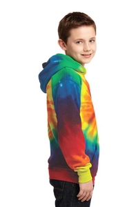 PC146Y - Port & Company Youth Tie-Dye Pullover Hooded Sweatshirt
