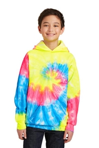 PC146Y - Port & Company Youth Tie-Dye Pullover Hooded Sweatshirt
