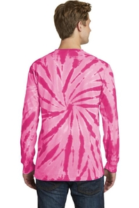 PC147LS - Port & Company Tie-Dye Long Sleeve Tee.  PC147LS