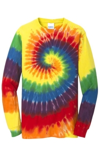 PC147LS - Port & Company Tie-Dye Long Sleeve Tee.  PC147LS