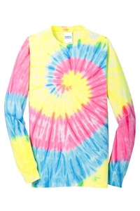 PC147LS - Port & Company Tie-Dye Long Sleeve Tee.  PC147LS