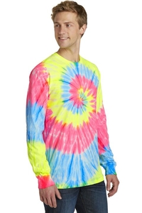 PC147LS - Port & Company Tie-Dye Long Sleeve Tee.  PC147LS