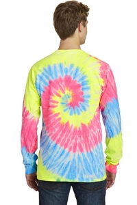 PC147LS - Port & Company Tie-Dye Long Sleeve Tee.  PC147LS