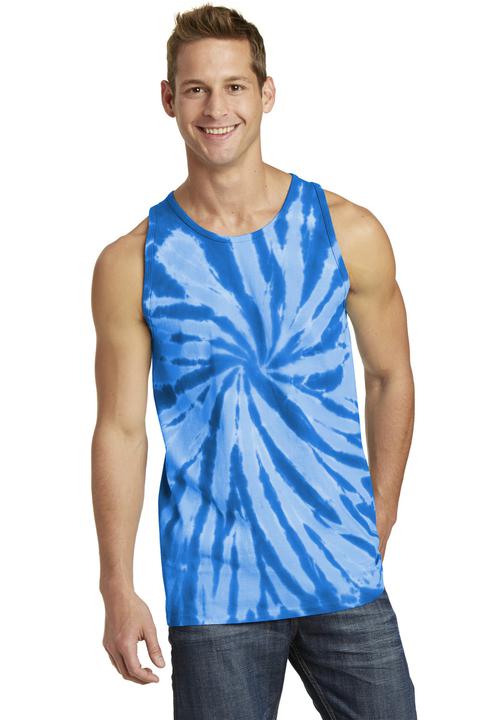 PC147TT - Port & Company Tie-Dye Tank Top.  PC147TT
