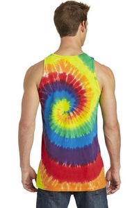 PC147TT - Port & Company Tie-Dye Tank Top.  PC147TT