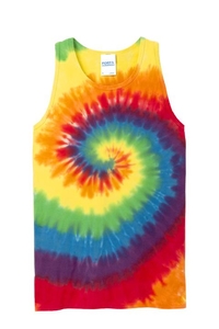PC147TT - Port & Company Tie-Dye Tank Top.  PC147TT