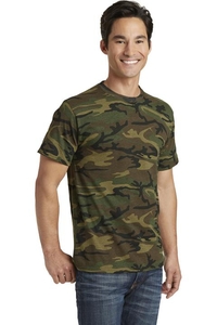 PC54C - Port & Company Core Cotton Camo Tee.  PC54C