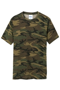 PC54C - Port & Company Core Cotton Camo Tee.  PC54C
