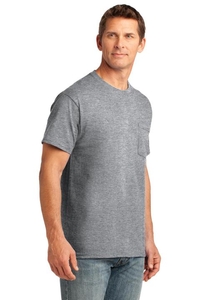 PC54P - Port & Company Core Cotton Pocket Tee